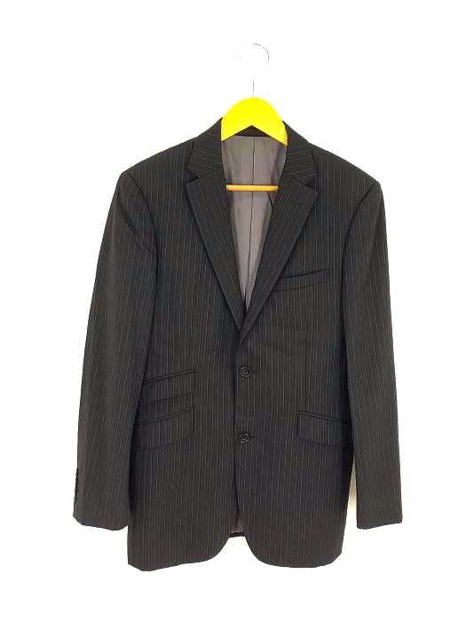 BURBERRY BLACK LABEL(バーバリーブラックレーベル) スーパー100S ストライプ 2B ジャケット メンズ  40R