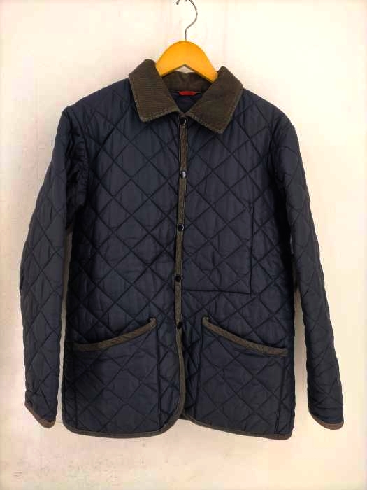 UNITED ARROWS BLUE LABEL(ユナイテッドアローズブルーレーベル) 襟コーデュロイ ナイロンキルティングジャケット メンズ JPN：S