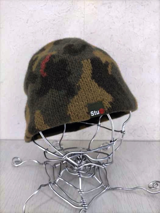 Stussy(ステューシー) カモ柄ニットキャップ メンズ 表記無