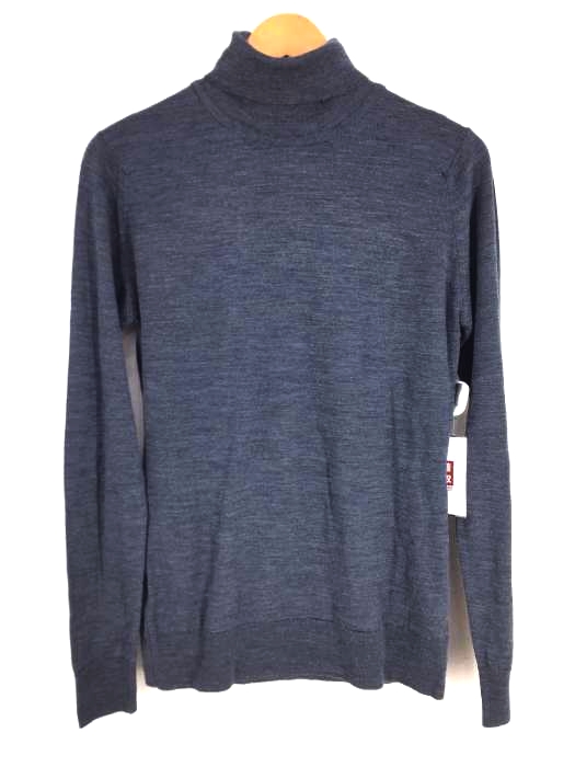 JOHN SMEDLEY(ジョンスメドレー) SLIM FIT DATKIN SWEATER RC LS タートルネックウールニット メンズ  M