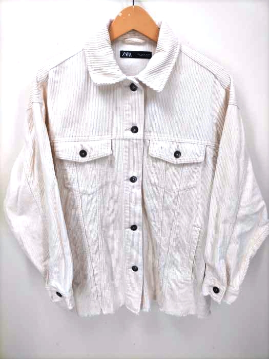 ザラ ZARA 太畝コーデュロイジャケット レディース JPN：M