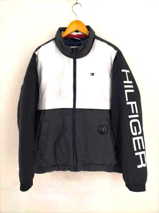 トミーヒルフィガー TOMMY HILFIGER スリーブロゴプリント 中綿ジャケット メンズ JPN：M