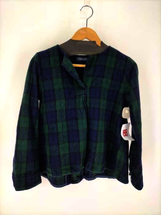 マカフィー MACPHEE ウールバックスリットプルオーバー レディース JPN：38