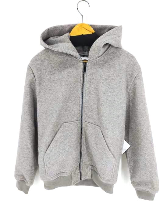 ザラ ZARA ZIP HOODIE SWEATSHIRT メンズ  S