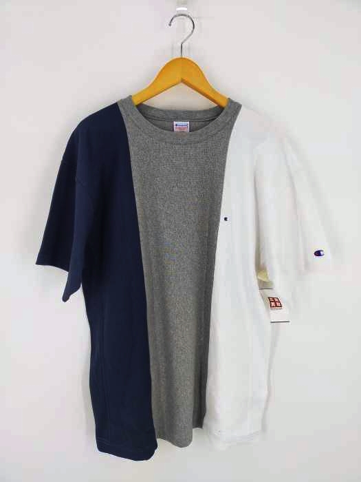 チャンピオン Champion 別注 REVERSE WEAVE T-SHIRT ドッキング メンズ JPN：L