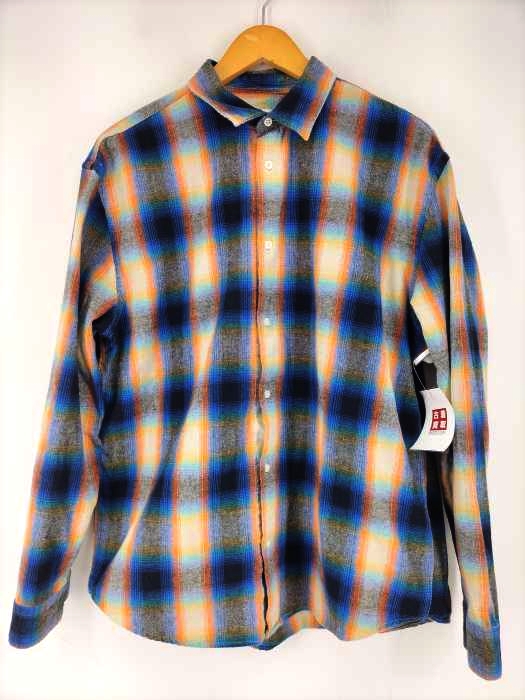 ザラ ZARA PLAID SHIRT メンズ import：L
