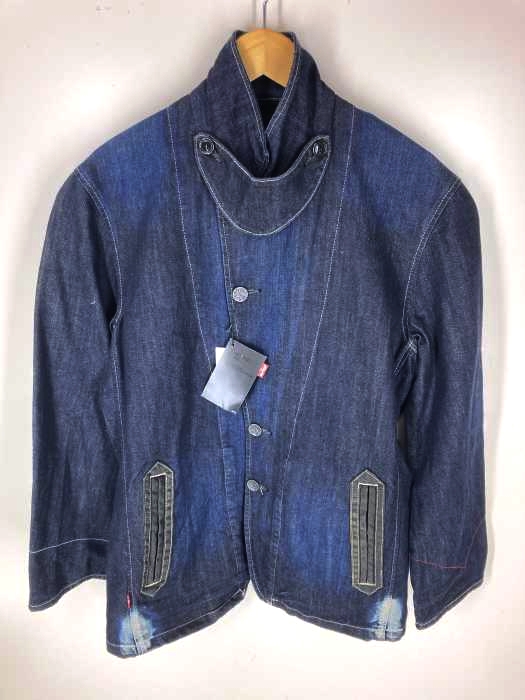 Levi's redloop（リーバイスレッドループ） ダメージ加工 デニム テーラード ジャケット メンズ アウター ジャケット