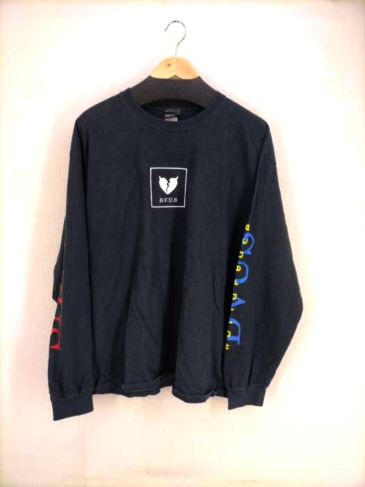 Deviluse(デビルユース) サイドプリント長袖Tシャツ メンズ トップス Tシャツ・カットソー