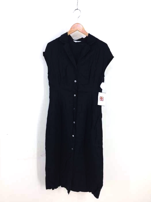 IENA SLOBE(イエナスローブ) 19SS サテン開襟フロントボタンワンピース レディース ワンピース シャツ