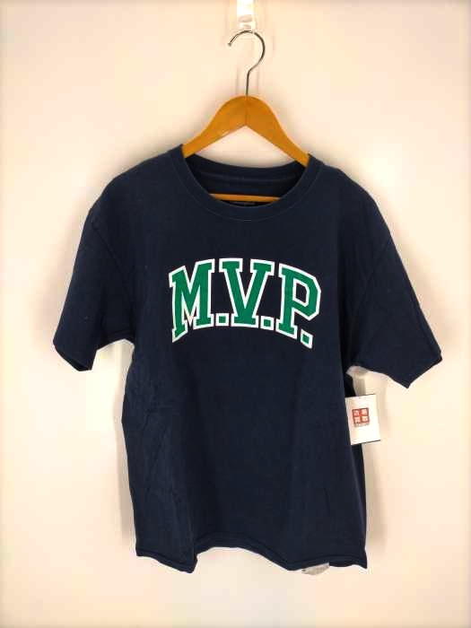 Champion(チャンピオン) m.v.p. ラバープリントクルーネック半袖Tシャツ メンズ JPN：L