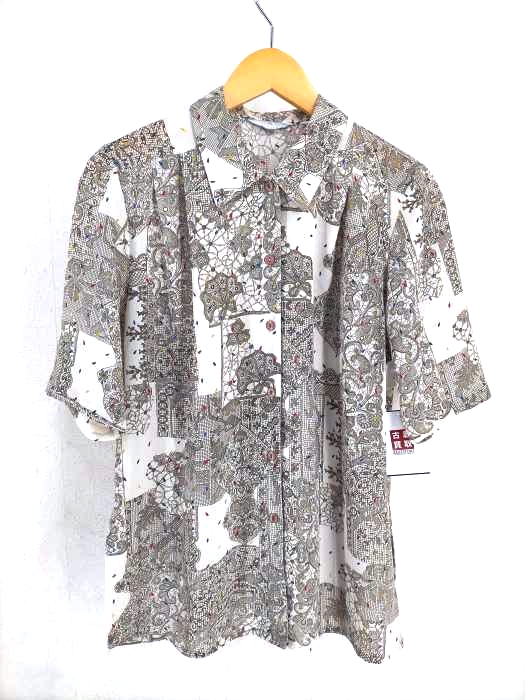 USED古着(ユーズドフルギ) 総柄半袖シャツ レディース 表記無