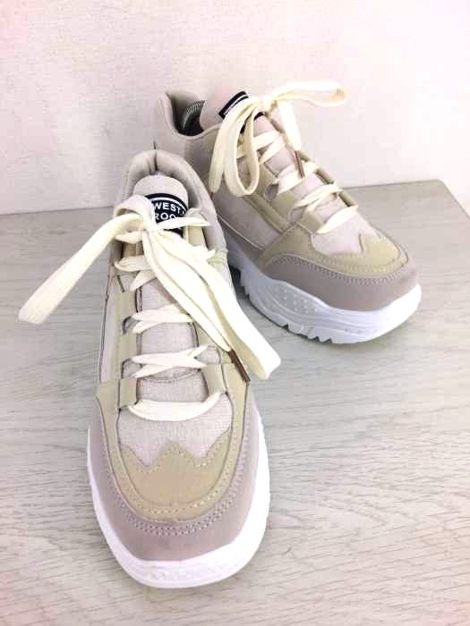 USED古着(ユーズドフルギ) WEST 52 BROOKLYN 厚底スニーカー レディース  3