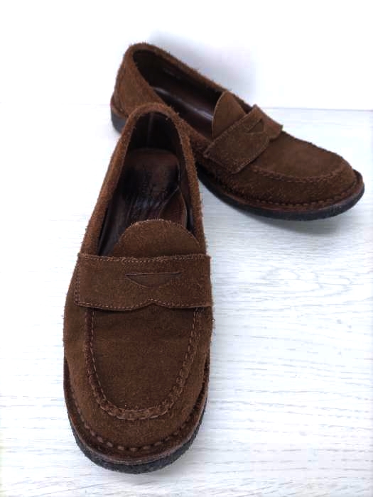 UNITED ARROWS(ユナイテッドアローズ) スウェードコインローファー クレープソール メンズ UK：42