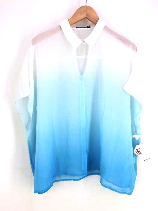 MARY QUANT(メアリークヮント) グラデーション ビックシルエット ブラウス レディース M