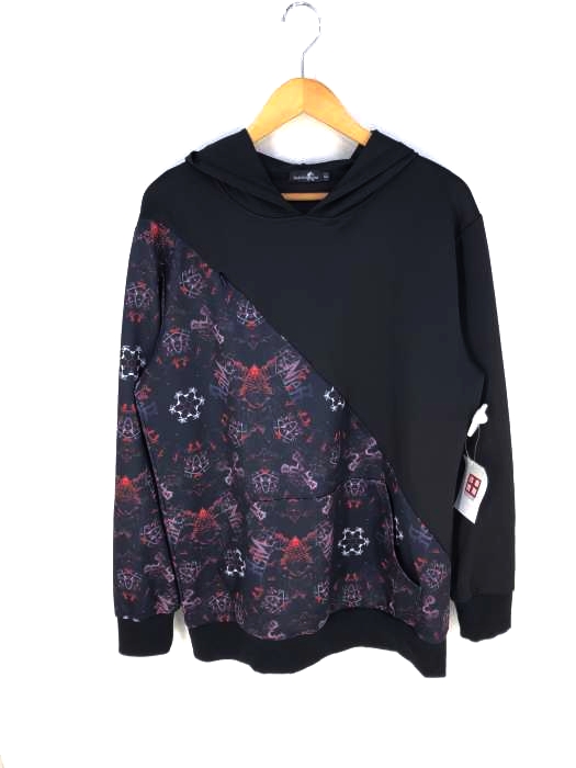 NieR CLOTHING(ニーア クロージング) 切替総柄パーカー メンズ FREE