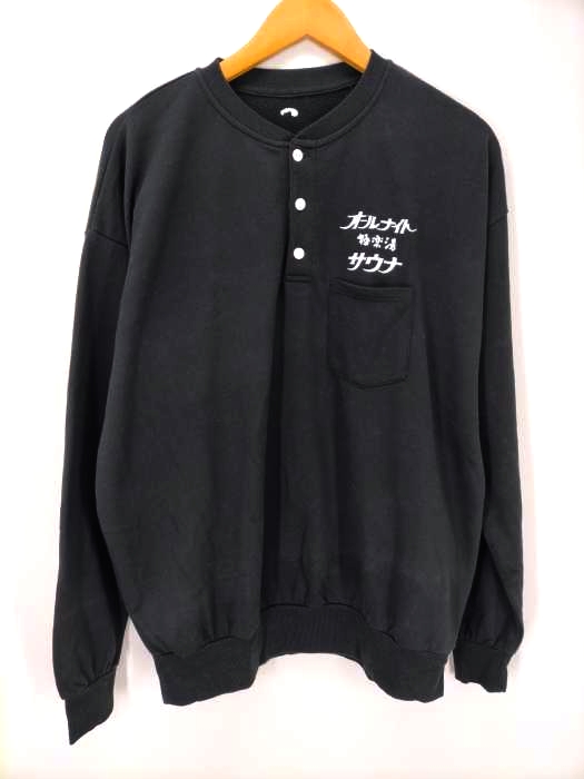 FREAKS STORE(フリークスストア) 21AW SAUVENIR オールナイトサウナ 別注KANNAIGI LONG SLEEVE SWEAT メンズ JPN：S