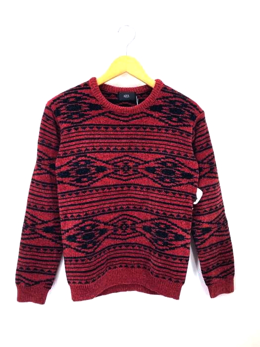 AZUL by moussy(アズールバイマウジー) CHIMAYO MOLE C/N KNIT メンズ  S