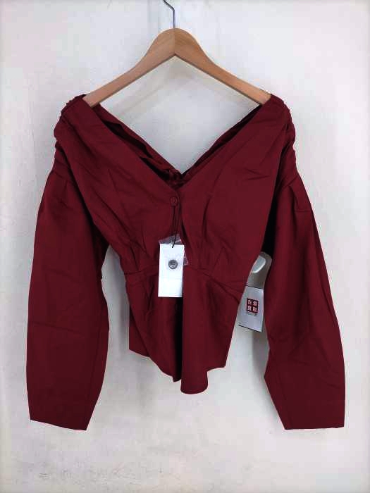 moussy(マウジー) BACK TWIST BLOUSE レディース  FREE