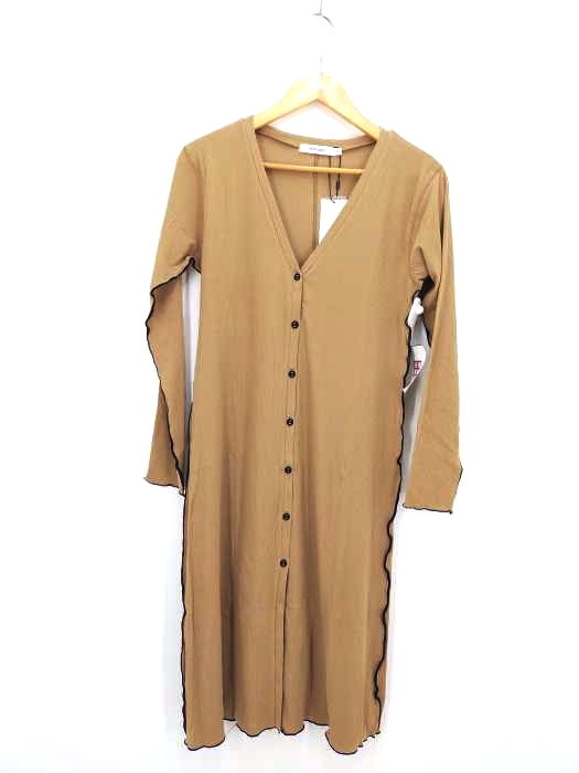マウジー moussy RIB LONG CARDIGAN レディース  FREE