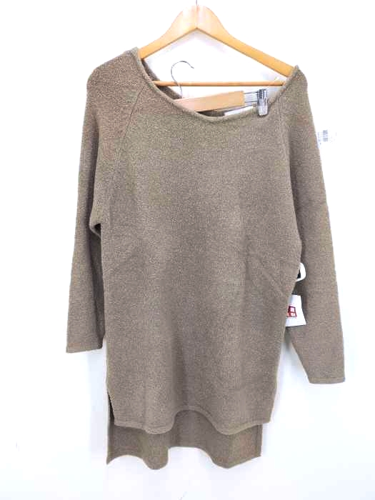 アズールバイマウジー AZUL by moussy BELT SET V NECK KNIT TUNIC レディース  S