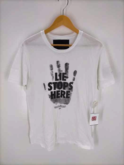 David Lindwall. Reborn.1982 the lie stops here プリント半袖Tシャツ メンズ JPN：M