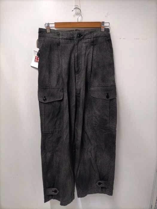 Y’s(ワイズ) 21AW コットンリネンカーゴパンツ 杢グレー2 レディース JPN：2