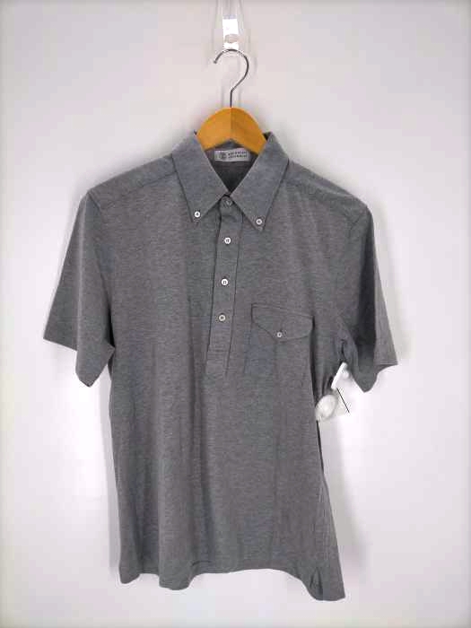 Brunello Cucinelli(ブルネロ クチネリ) ボタンダウンプルオーバーコットンシャツ メンズ JPN：M