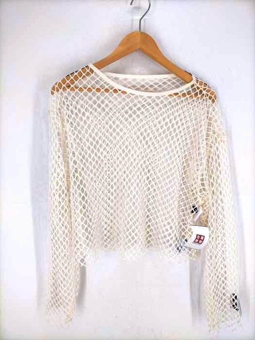 X-girl(エックスガール) 22SS MESH CROPPED TOP レディース ONE SIZE