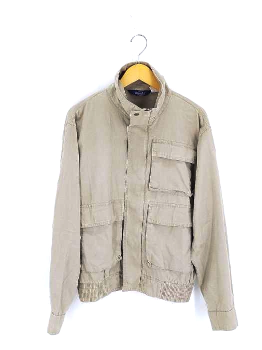 ウールリッチ WOOLRICH 80S 紺タグ 三角タグ リップストップミリタリージャケット メンズ import：M