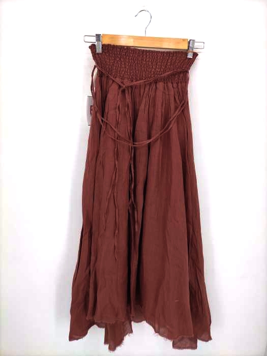 ミラオーウェン Mila Owen 19SS 裾切りっぱなしフレアSK レディース JPN：0