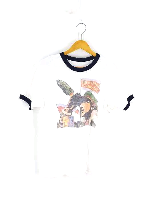 ユーズドフルギ USED古着 BramTchaikovsky パワー・ポップの仕掛人 リンガーTシャツ メンズ 表記無