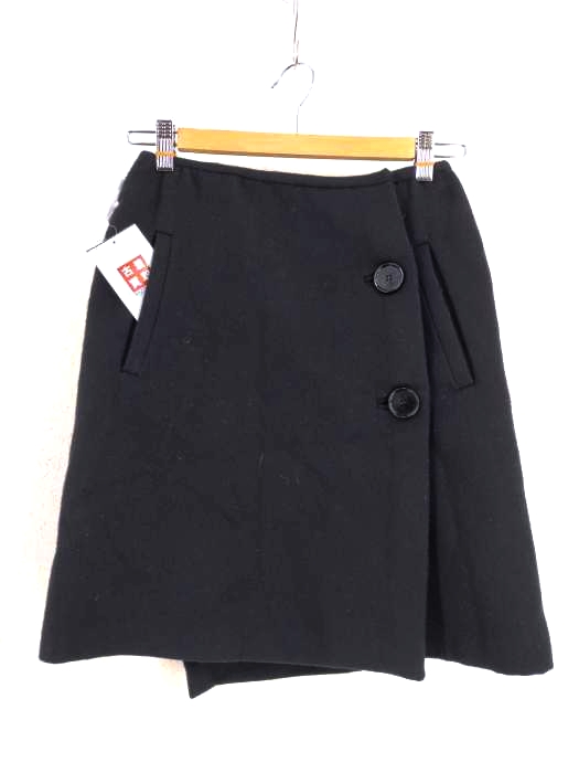 バレンシアガ BALENCIAGA .EDITION フランス製 ウール巻きスカート レディース JPN：34