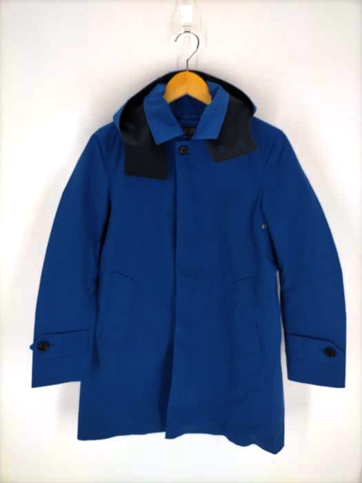 BLUE WORK(ブルーワーク) ポリエステルコットンフーディーステンカラーコート メンズ JPN：S