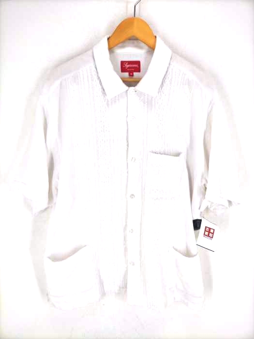 シュプリーム Supreme Embroidered S/S Shirt メンズ  M