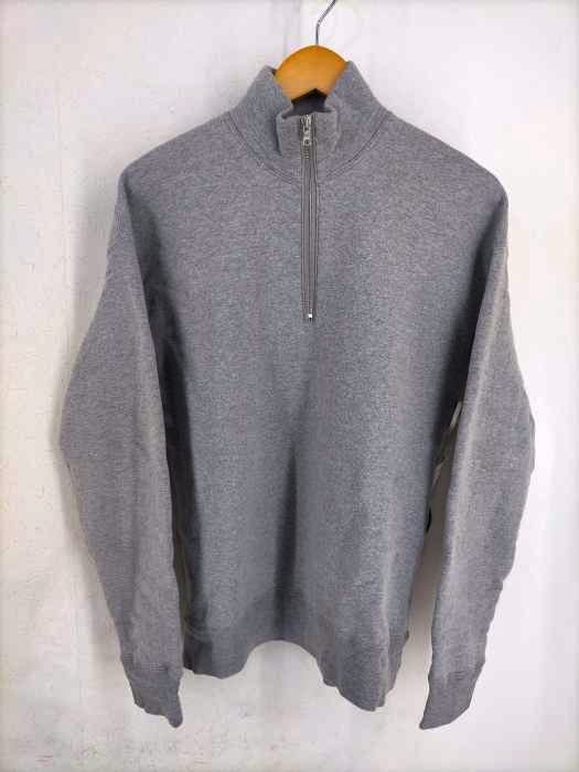 オーラリー AURALEE 17AW BACK WOOL HALF ZIP メンズ JPN：3