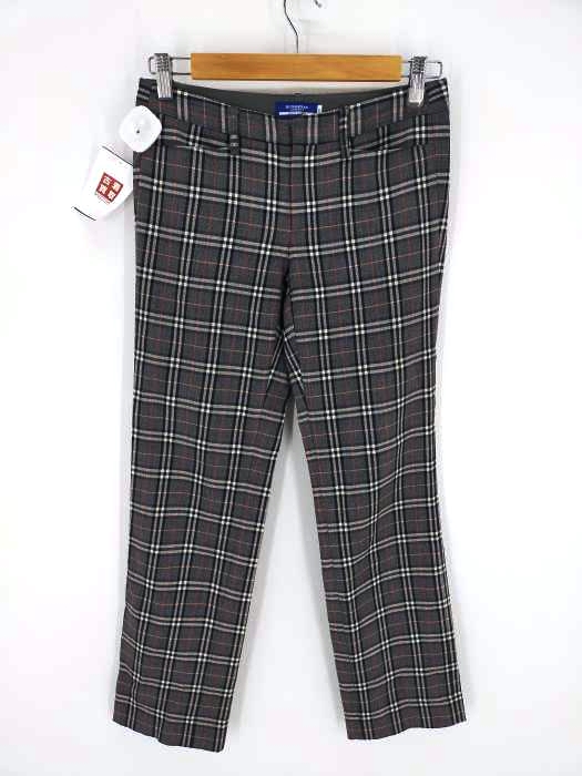 バーバリーブルーレーベル BURBERRY BLUE LABEL ノバチェックスラックスパンツ レディース JPN：38