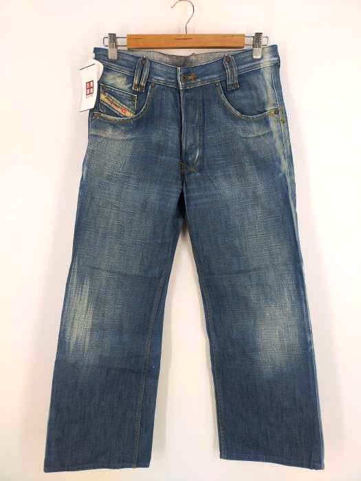 ディーゼル DIESEL ステッチデザイン ストレートデニムパンツ メンズ  30