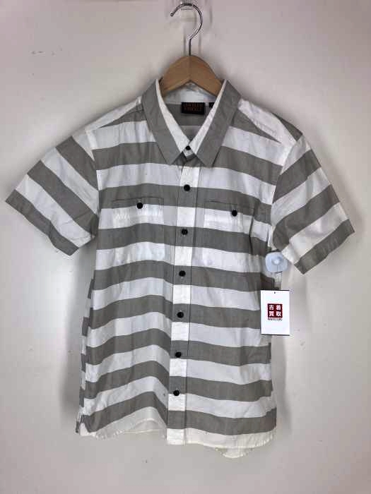 LOWBLOW KNUCKLE(フルギ) 半袖 囚人ボーダー シャツ メンズ import:M import:M