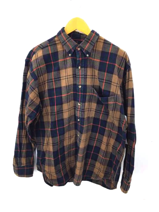 LANDS END(ランズエンド) 90S BD チェックシャツ メンズ JPN:L