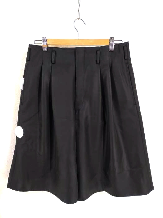 COMME des GARCONS(コムデギャルソン) AD2021 22SS 2タックサテンワイドハーフパンツ レディース JPN:M