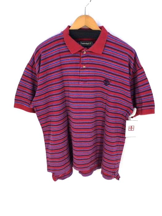 Timberland(ティンバーランド) 90s ボーダーポロシャツ メンズ JPN：XL