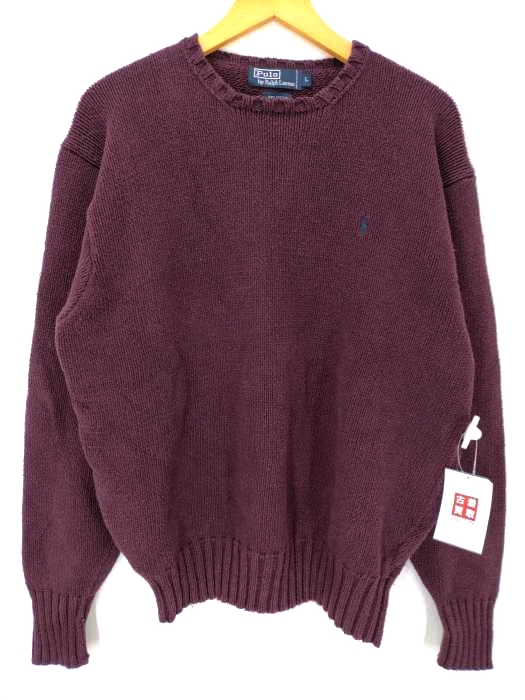 Polo by RALPH LAUREN(ポロバイラルフローレン) コットンニット ガンディー メンズ import：L