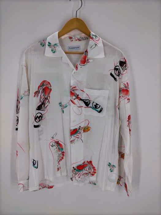FLAGSTUFF(フラッグスタフ) 20SS Drunken prawn L/S SHIRTS メンズ JPN：S