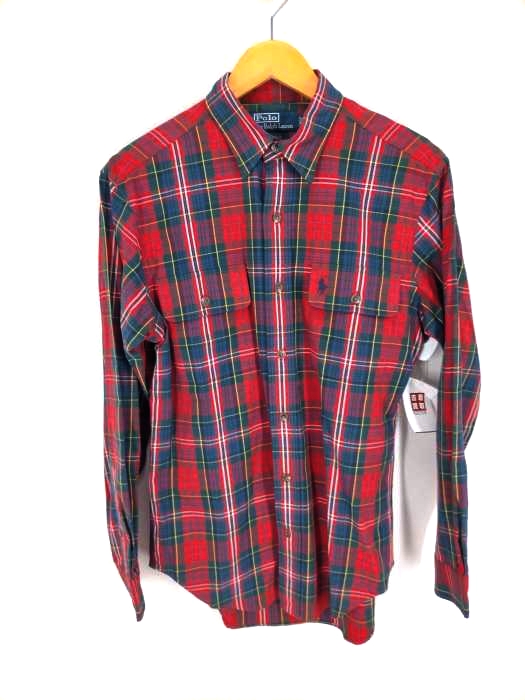 Polo by RALPH LAUREN(ポロバイラルフローレン) WHITFIELD ポケット 長袖シャツ メンズ M