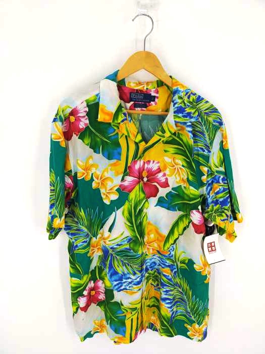 Polo by RALPH LAUREN(ポロバイラルフローレン) CALDWELL アロハシャツ メンズ import：L