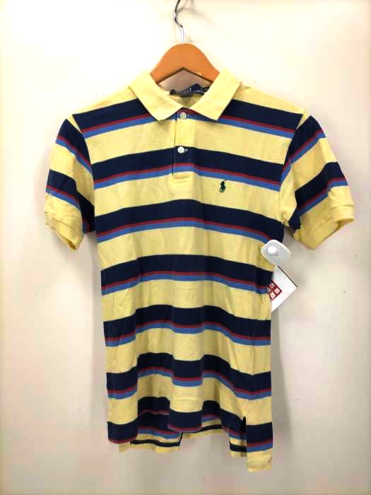 Polo by RALPH LAUREN(ポロバイラルフローレン) 鹿の子地ボーダーポロシャツ メンズ JPN：S