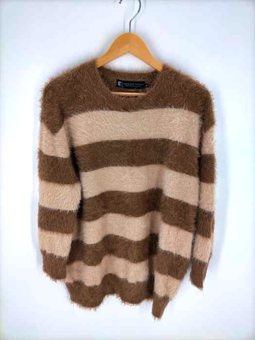USED古着(ユーズドフルギ) {{A GOOD BAD INFLUENCE}}MOHAIR BORDER KNIT  メンズ JPN：XL