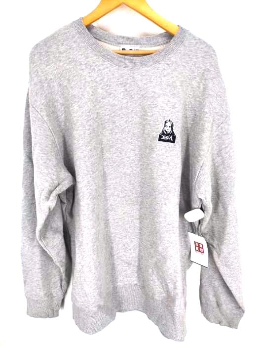 エックスガール X-girl FACE EMBROIDERY CREW SWEAT レディース JPN：L