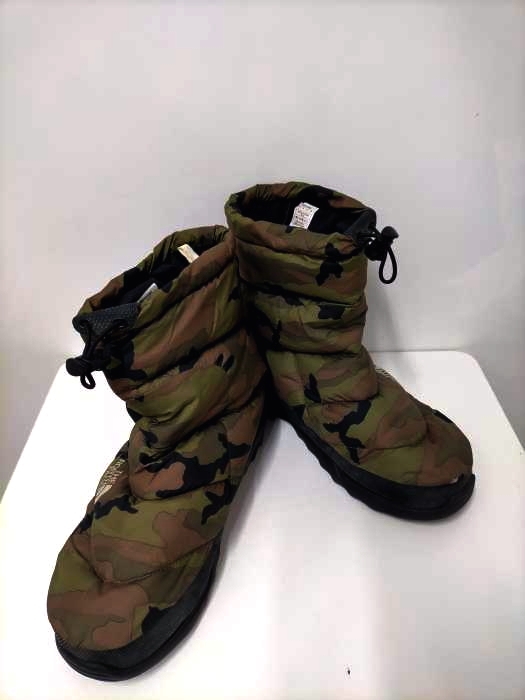 ザノースフェイス THE NORTH FACE Nuptse Bootie カモ柄 メンズ JPN：27