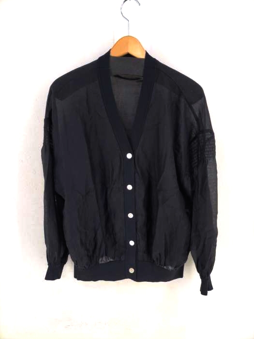 ピッチン PICCIN シースルーシャーリングカーディガン レディース JPN：M